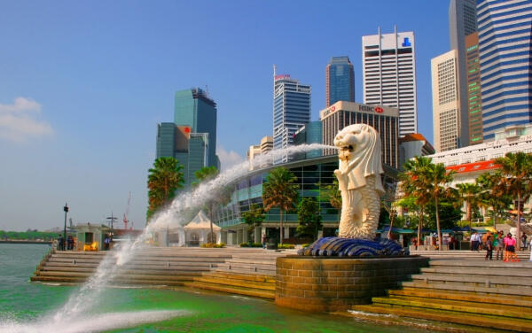 The Merlion on Sentosa