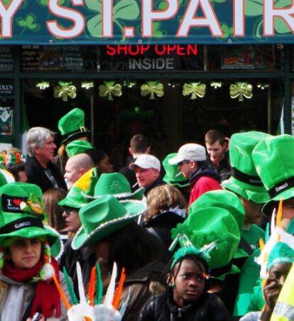 a St. Patrick's day parade