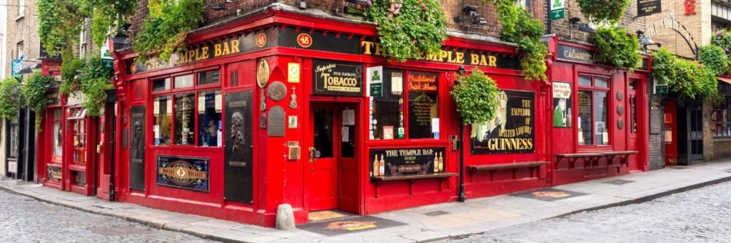 The Temple Bar, Dublin Ireland