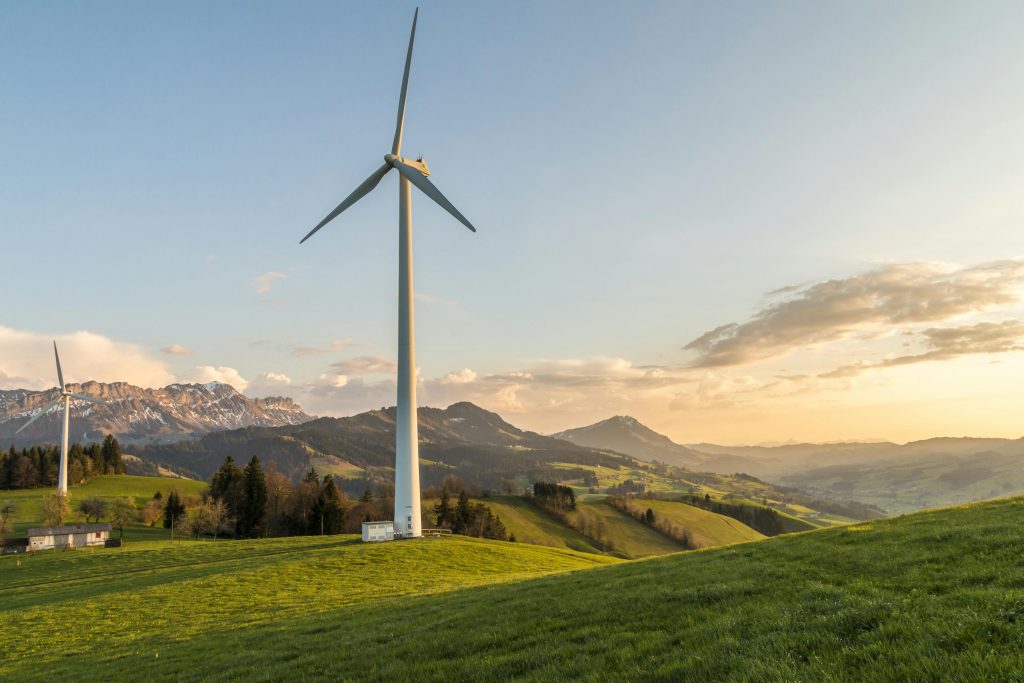 Wind turbine.