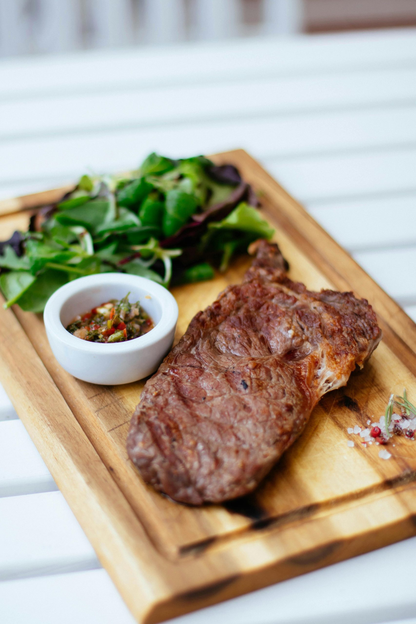 Steak on a plate